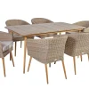 Pöytä Home4you Norway, 147x90cm, beige