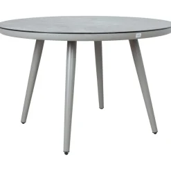 Pöytä Home4You SILVA Ø120xK75 cm, harmahtava, beige