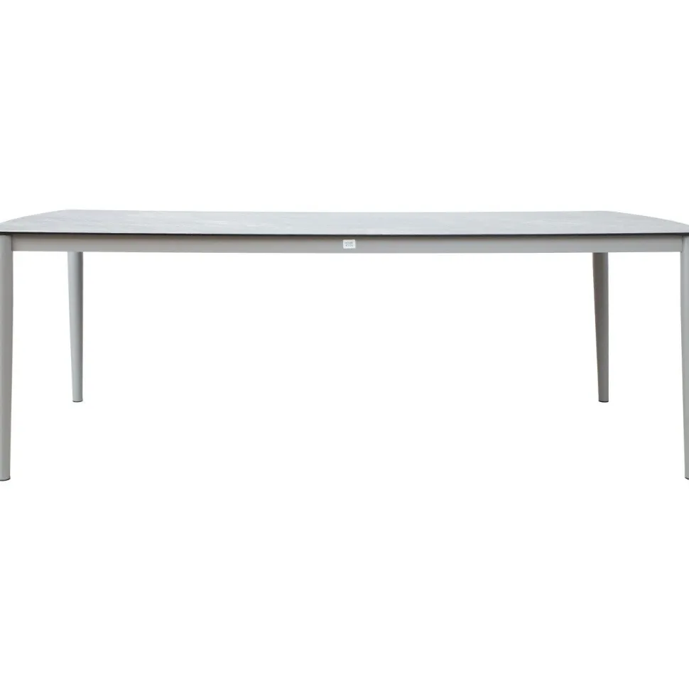 Pöytä Home4You SILVA 220x100xK75 cm, harmahtava, beige