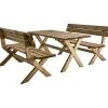 Pöytäryhmä Brafab Tallbacken, 149cm, ruskea