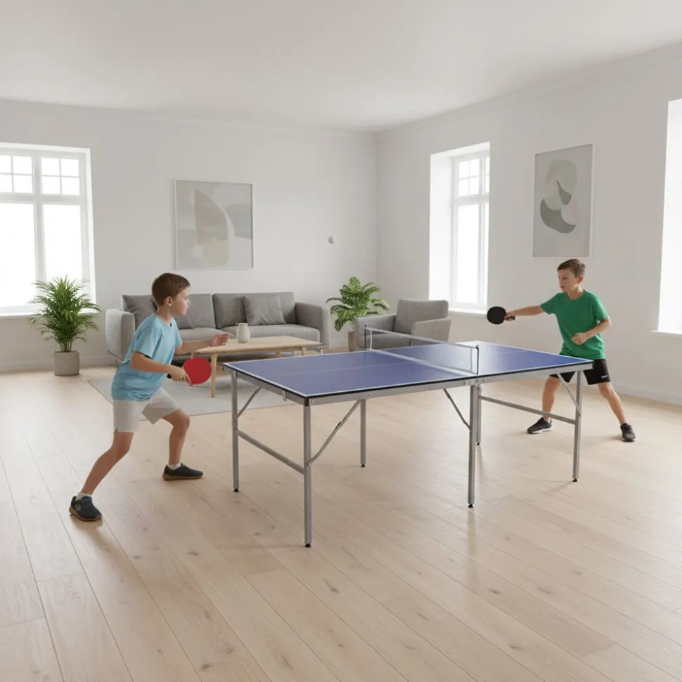 Pöytätennispöytä salkkumalli Nordic Games, 1800x760x920 mm sininen