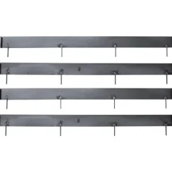 Rajausreuna Jabo Odla, 1500x180x2.5mm Corten-teräs, 4kpl