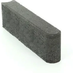 Reunakivi Rudus 500x80x140 mm sileä musta