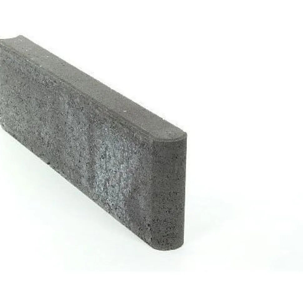 Reunakivi Rudus 800x80x250 mm sileä musta
