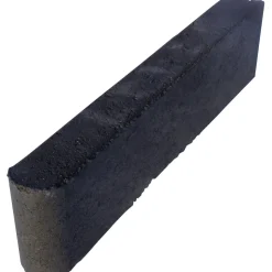 Reunalista 500x120x80 mm musta/grafiitti