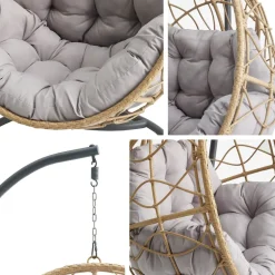 Riipputuoli Nomla Aria, beige/harmaa