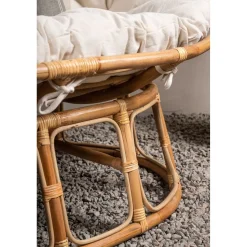 Rottinkikorisohva Venture Home Mamasan, ruskea/luonnonvalkoinen