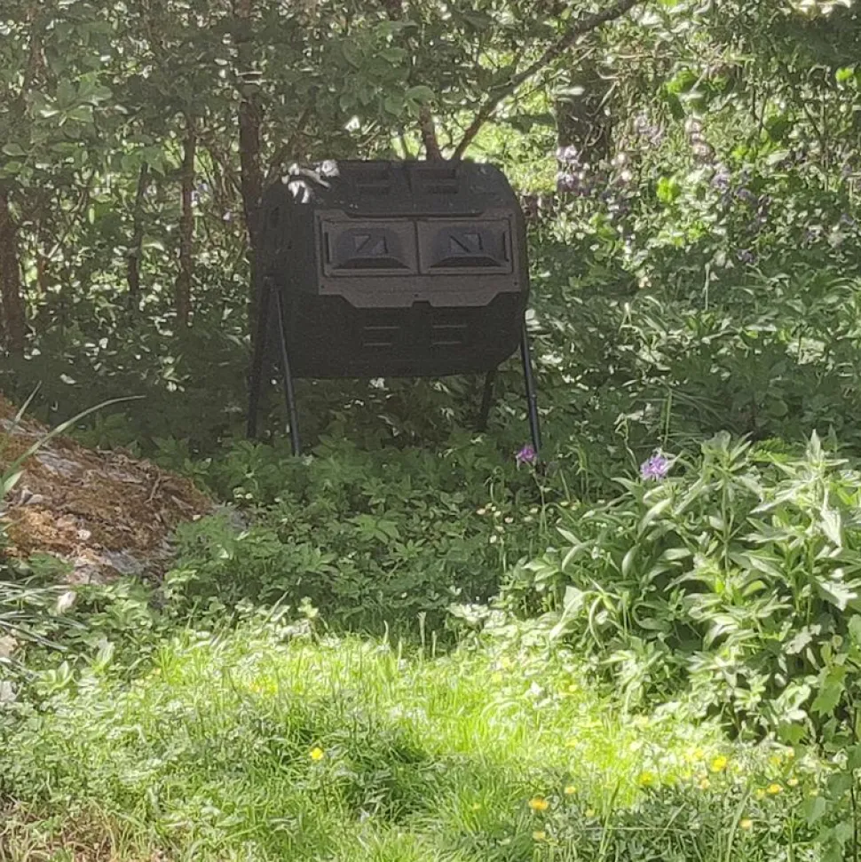 Rumpukompostori Tarmo, 160 L, musta