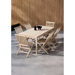 Ruokailuryhmä Venture Home Kenya, 180x90cm, 6-istuttava, beige