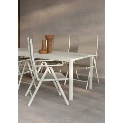 Ruokailuryhmä Venture Home, 200x90cm beige Giardini-pöytä + 4 beigeä Break-tuolia