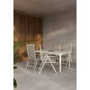 Ruokailuryhmä Venture Home, 150x85cm beige Giardini-pöytä + 4 beigeä Break-tuolia