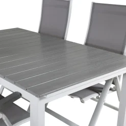 Ruokailuryhmä Venture Home, 160x100cm Levels-pöytä + 4 Albany-tuolia