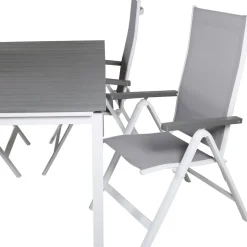 Ruokailuryhmä Venture Home, 160x100cm Levels-pöytä + 4 Albany-tuolia