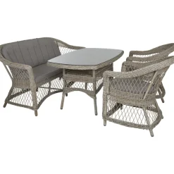 Ruokapöytä ulos Brafab Kamomill, 135x80cm, beige