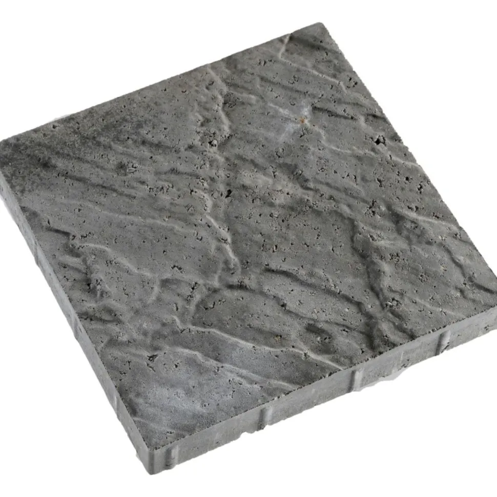 Rustiikkilaatta Rudus 418x418x60mm harmaa