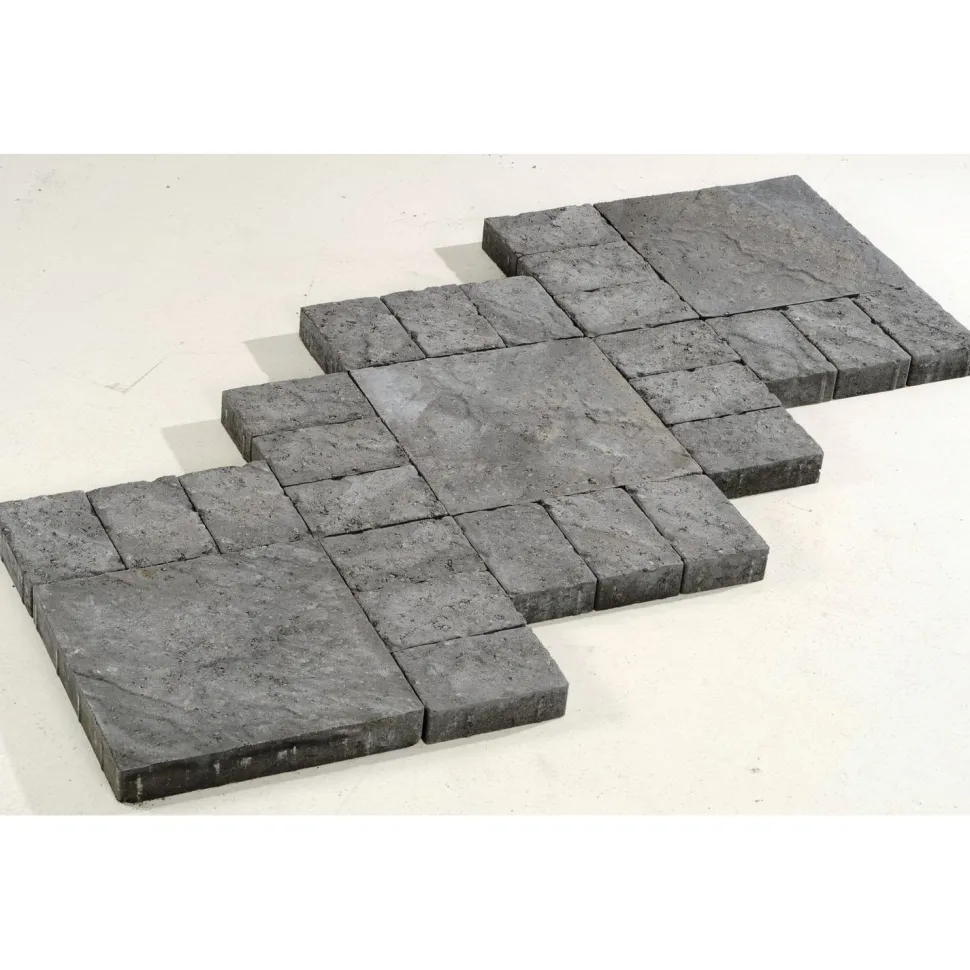 Rustiikkilaatta Rudus 418x418x60mm harmaa