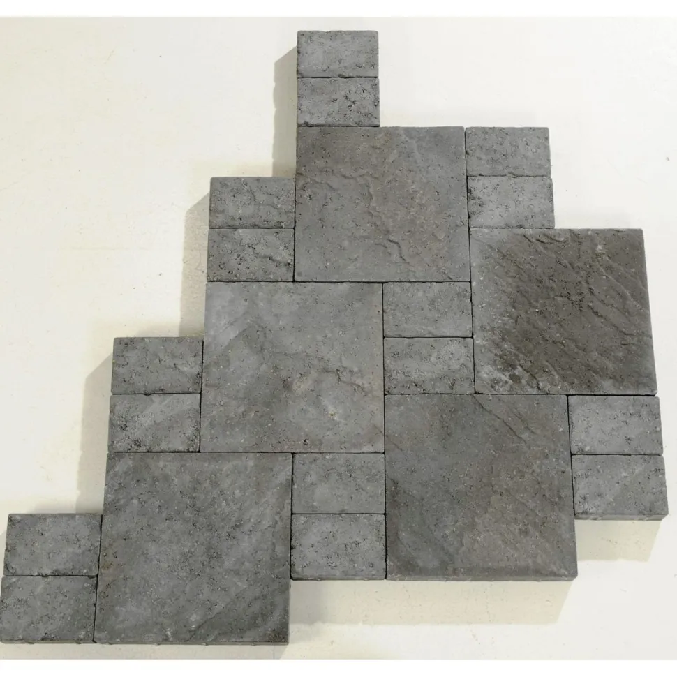 Rustiikkilaatta Rudus 418x418x60mm harmaa