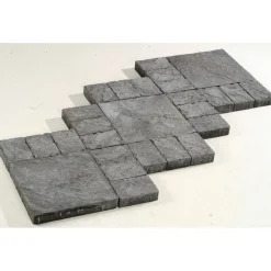 Rustiikkilaatta Rudus 418x418x60mm musta