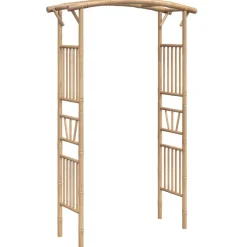 Ruusukaari bambu 118x40x187 cm
