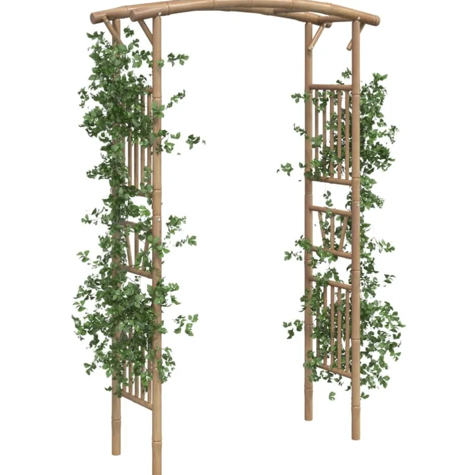Ruusukaari bambu 118x40x187 cm