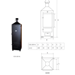 Savustusuuni Skamet GSS-200 XL