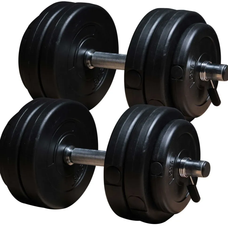 Säädettävä käsipainosetti Fit'n Shape 2 x 2-15 kg