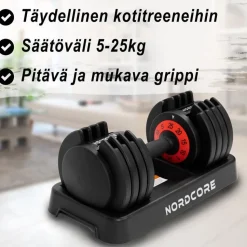 Säädettävä käsipaino Nordcore Core 25kg
