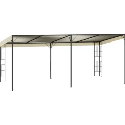 Seinään kiinnitettävä huvimaja 3x6 m kerma kangas