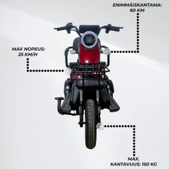 Senioriskootteri Arvo P250, eri värejä