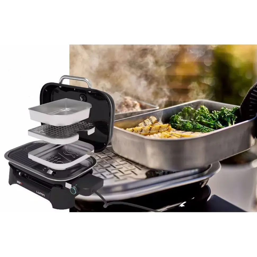 Sähkögrilli Weber Lumin Compact jalustalla