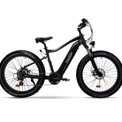 Sähkömaastopyörä Swoop Fatbike Attacker, 26x4", 7 vaihdetta, musta
