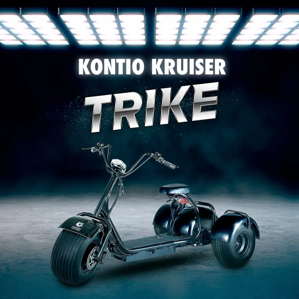 Sähköskootteri Kontio Kruiser Trike