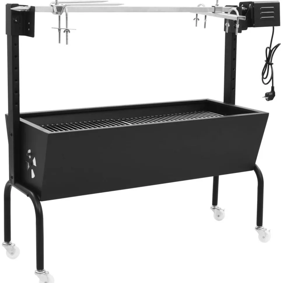 Sähkövarrasgrilli ruostumaton teräs