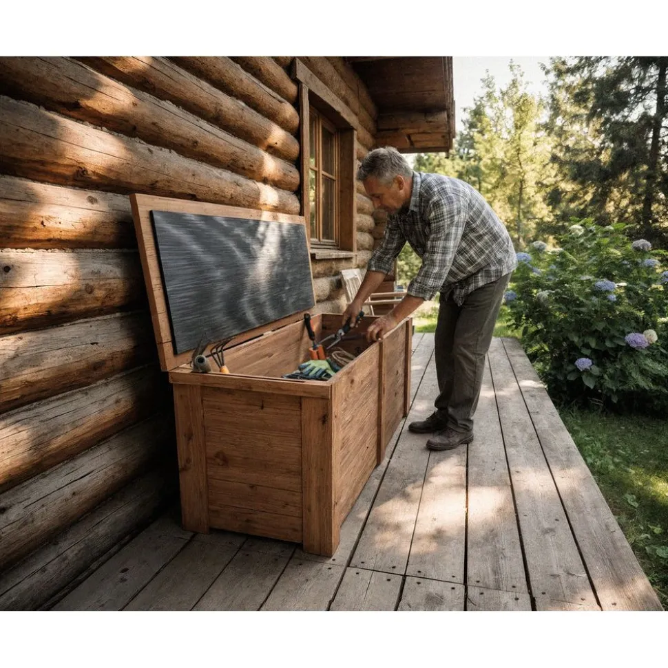 Säilytysarkku Miljöökoriste 50 x 60 x 160 cm eri värejä