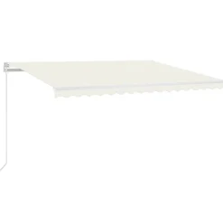 Sisäänkelattava markiisi 2 LEDillä 300x250cm sininen/valkoinen