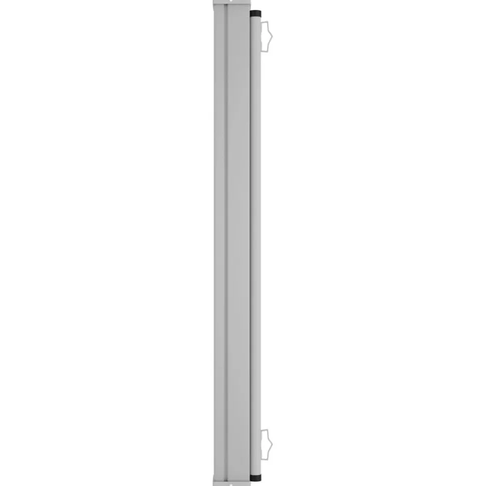 Sisäänvedettävä terassin sivumarkiisi 600x160 cm musta