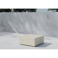 Sivupöytä ulos Venture Home Lissabon, 80x80x35 cm beige