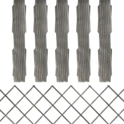Säleaidat 5 kpl kuusi 180x30 cm harmaa