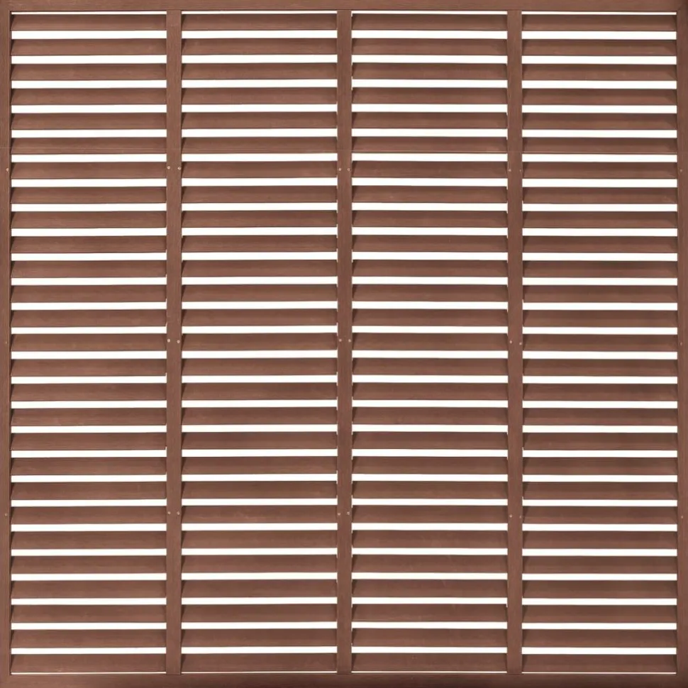 Säleikköaita WPC 180x180 cm ruskea