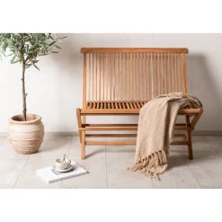 Sohvapenkki Venture Home Ghana 2, leveys 100cm, luonnollinen tiikki