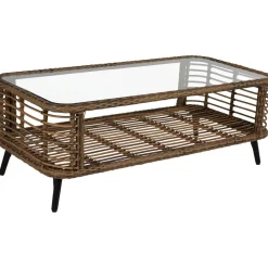 Sohvapöytä Brafab Covelo, 122x61cm, ruskea