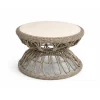 Sohvapöytä Hillerstorp Fjäderö, Ø72cm, harmaa/beige