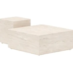 Sohvapöytäsetti ulos Venture Home Lissabon, 2 pöytää, beige