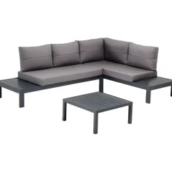 Sohvaryhmä Linento Garden Verona Alm, 3-istuttava, harmaa