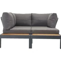 Sohvaryhmä Linento Garden Verona Wood, 4-istuttava, harmaa