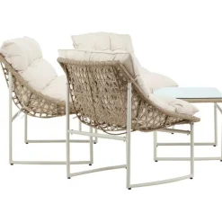 Sohvaryhmä Venture Home Tina, 2-istuttava sohva + 2 lepotuolia + sohvapöytä, beige