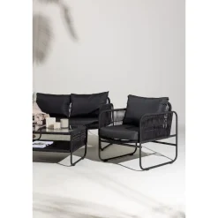 Sohvaryhmä Venture Home Utah musta