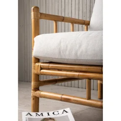 Sohva Venture Home Cane 3:n istuttava bambu/harmaa