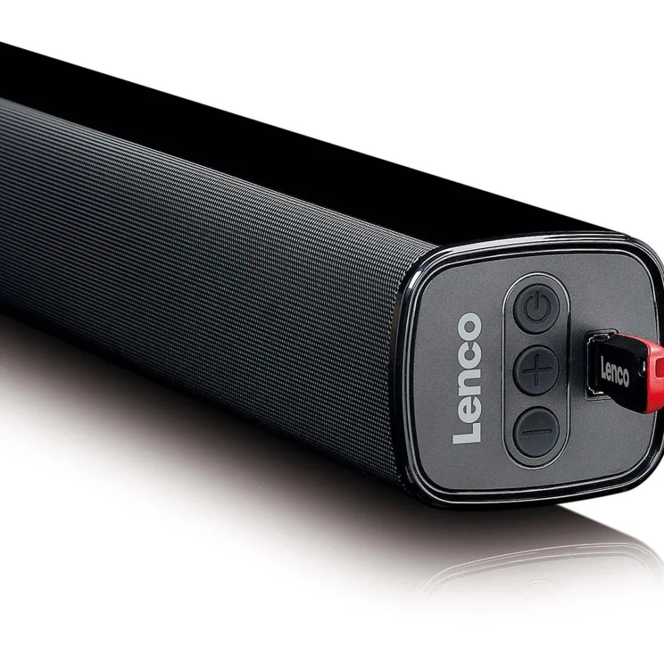 Soundbar-kaiutin Lenco, 90cm, subwooferilla, 80W, RMS