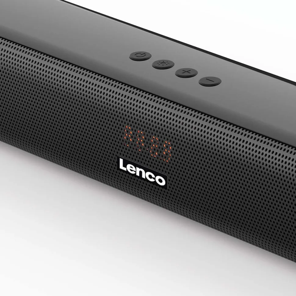 Soundbar-kaiutin Lenco, 40W, RMS, RGB-valot, bluetooth